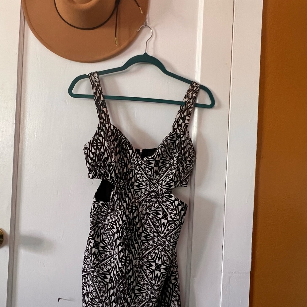 Cute mini dress with cut outs